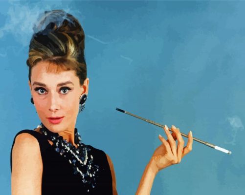 Breakfast At Tiffanys Movie Paint By Numbers