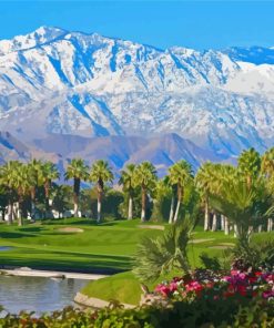 California Palm Desert Paint By Numbers