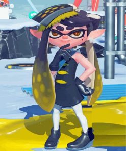 Callie Splatoon 3 Paint By Numbers