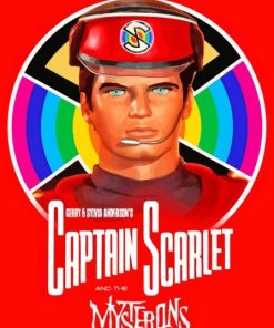 Captain Scarlet Series Poster Paint By Numbers