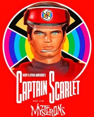 Captain Scarlet Series Poster Paint By Numbers