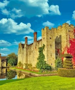 Castle Of Hever Village Paint By Numbers