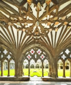 Catenbury Cathedral Arches Paint By Numbers