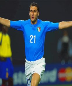 Christian Vieri Italian Football Player Paint By Numbers