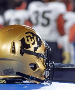 Colorado Buffaloes Helmet Paint By Numbers