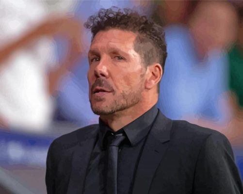 Diego Simeone Argentine Footballer Paint By Numbers