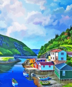 English Harbour Art Paint By Numbers