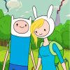 Finn And Fionna Paint By Numbers