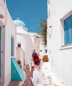 Follow Me To Paros Greece Paint By Numbers