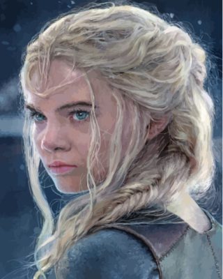 Freya Allan Ciri Paint By Numbers