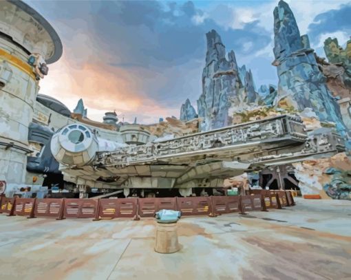 Galaxy Edge Star Wars Paint By Numbers