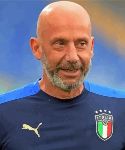 Gianluca Vialli Italian Footballer Paint By Numbers