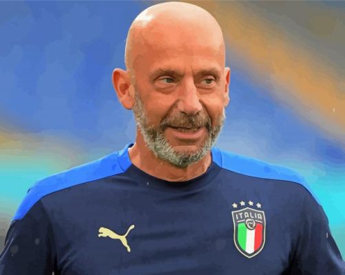 Gianluca Vialli Italian Footballer Paint By Numbers