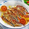 Grilled Sardines Paint By Numbers