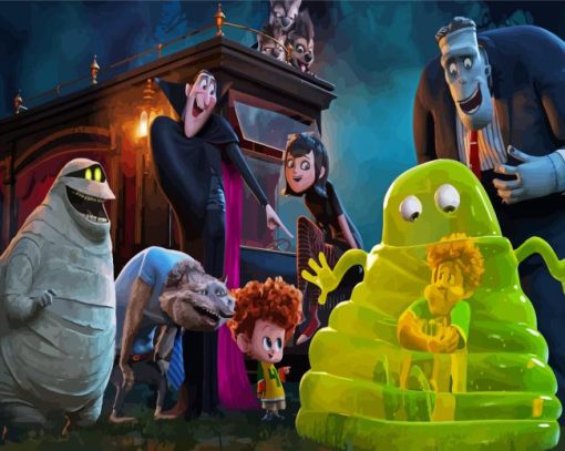 Hotel Transylvania Film Paint By Numbers