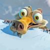 Ice Age Scrat Saber Toothed Squirrel Paint By Numbers