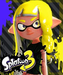 Inkling Splatoon 3 Paint By Numbers