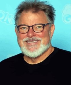 Jonathan Frakes American Actor Paint By Numbers