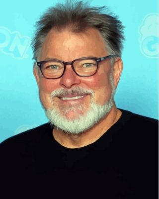 Jonathan Frakes American Actor Paint By Numbers