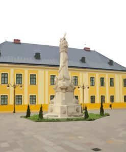 Kalocsa Town Buildings In Hungary Paint By Numbers