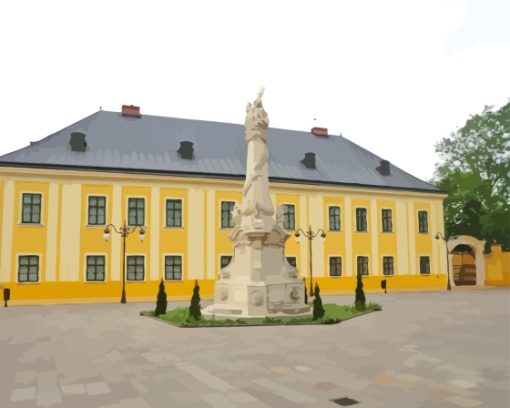 Kalocsa Town Buildings In Hungary Paint By Numbers