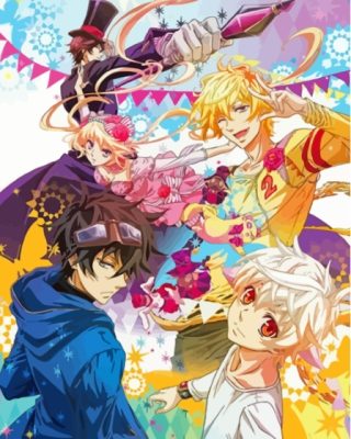 Karneval Manga Serie Characters Paint By Numbers