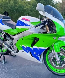 Kawasaki Ninja ZX 7R Engine Paint By Numbers