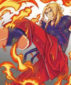 Ken Masters The Street Fighter Character Paint By Numbers