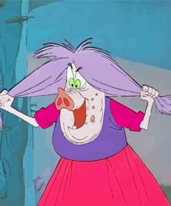 Madam Mim Pig Paint By Numbers