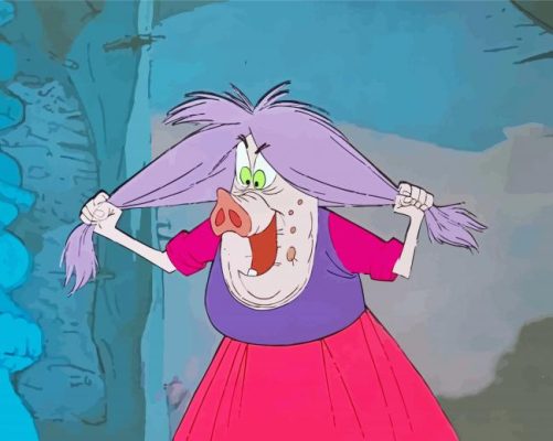 Madam Mim Pig Paint By Numbers