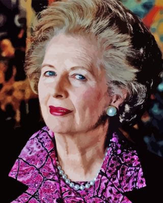 Margaret Thatcher Paint By Numbers