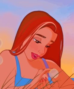 Modern Disney Princess Ariel Paint By Numbers