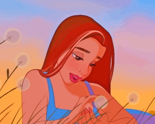 Modern Disney Princess Ariel Paint By Numbers