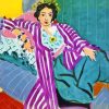 Odalisque In Purple Robe Matisse Art Paint By Numbers