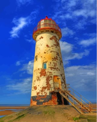 Old Talacre Lighthouse Paint By Numbers