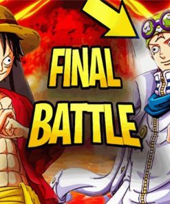 One Piece Final Battle Koby And Luffy Paint By Numbers