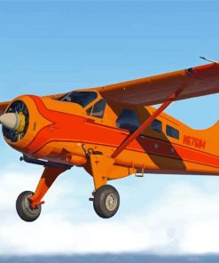 Orange Breaver Aircraft Paint By Numbers