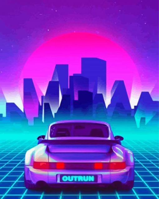 Outrun Paint By Numbers