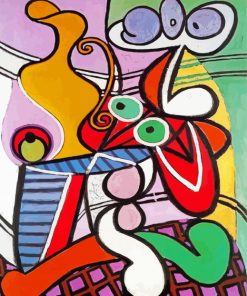 Picasso Great Still Life On Pedestal Paint By Numbers