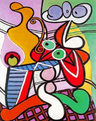 Picasso Great Still Life On Pedestal Paint By Numbers
