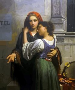 Pierre Auguste Cot The Beggar Girls Paint By Numbers