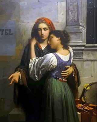 Pierre Auguste Cot The Beggar Girls Paint By Numbers