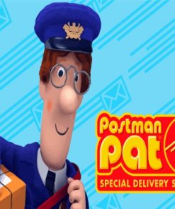 Postman Pat Poster Paint By Numbers