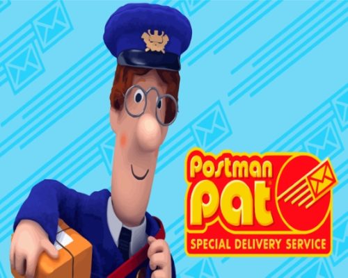 Postman Pat Poster Paint By Numbers