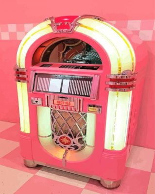 Retro Jukebox Paint By Numbers