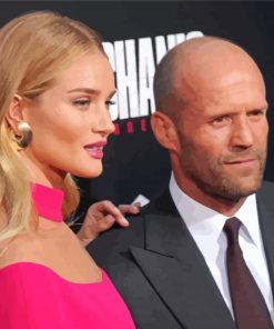 Rosie Huntington With Jason Statham Paint By Numbers