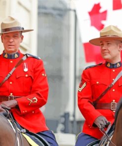 Royal Canadian Mounted Police Paint By Numbers