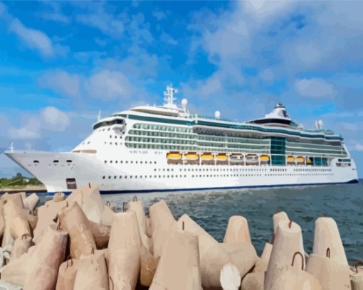 Royal Caribbean Cruise Ship Paint By Numbers