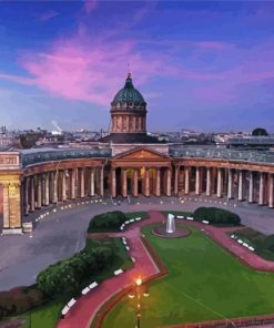 Russia Kazan Cathedral Paint By Numbers