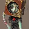 Sad Gothic Doll Paint By Numbers